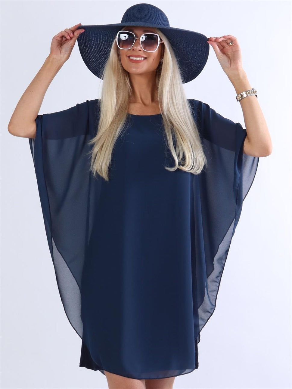 Marena - Tuniekjurk met chiffon lagen