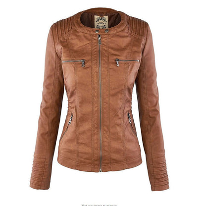 Eleganza Thermal Chic leren jas