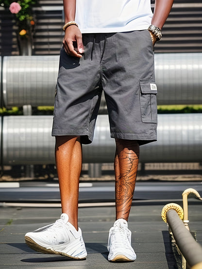 Casual heren cargo shorts met meerdere zakken