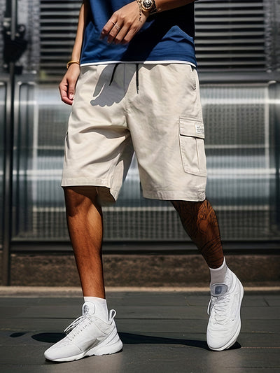 Casual heren cargo shorts met meerdere zakken