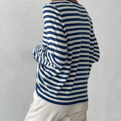 EleganceStripe Shirt Lange Mouw