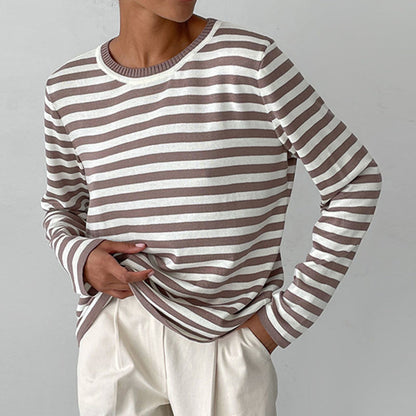 EleganceStripe Shirt Lange Mouw