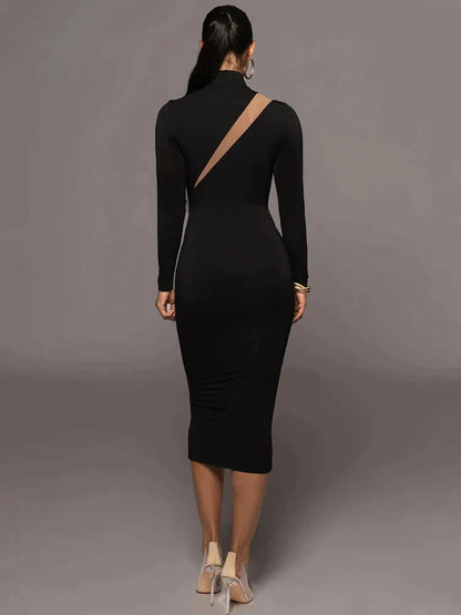 Polina - Elegante sexy maxi jurk en bodycon