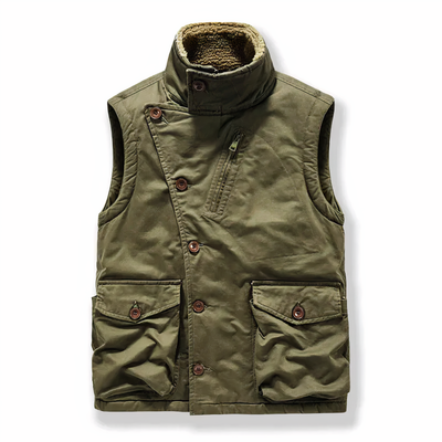 NICHOLAS - Fleece linde militair vest