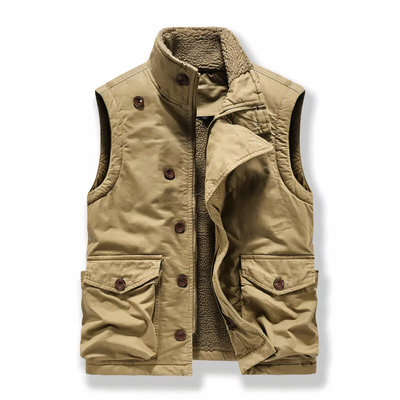 NICHOLAS - Fleece linde militair vest