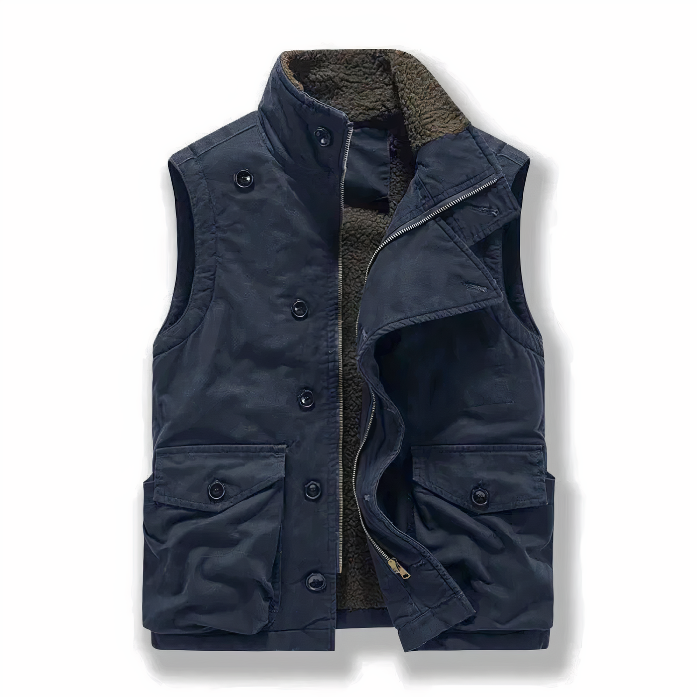 NICHOLAS - Fleece linde militair vest