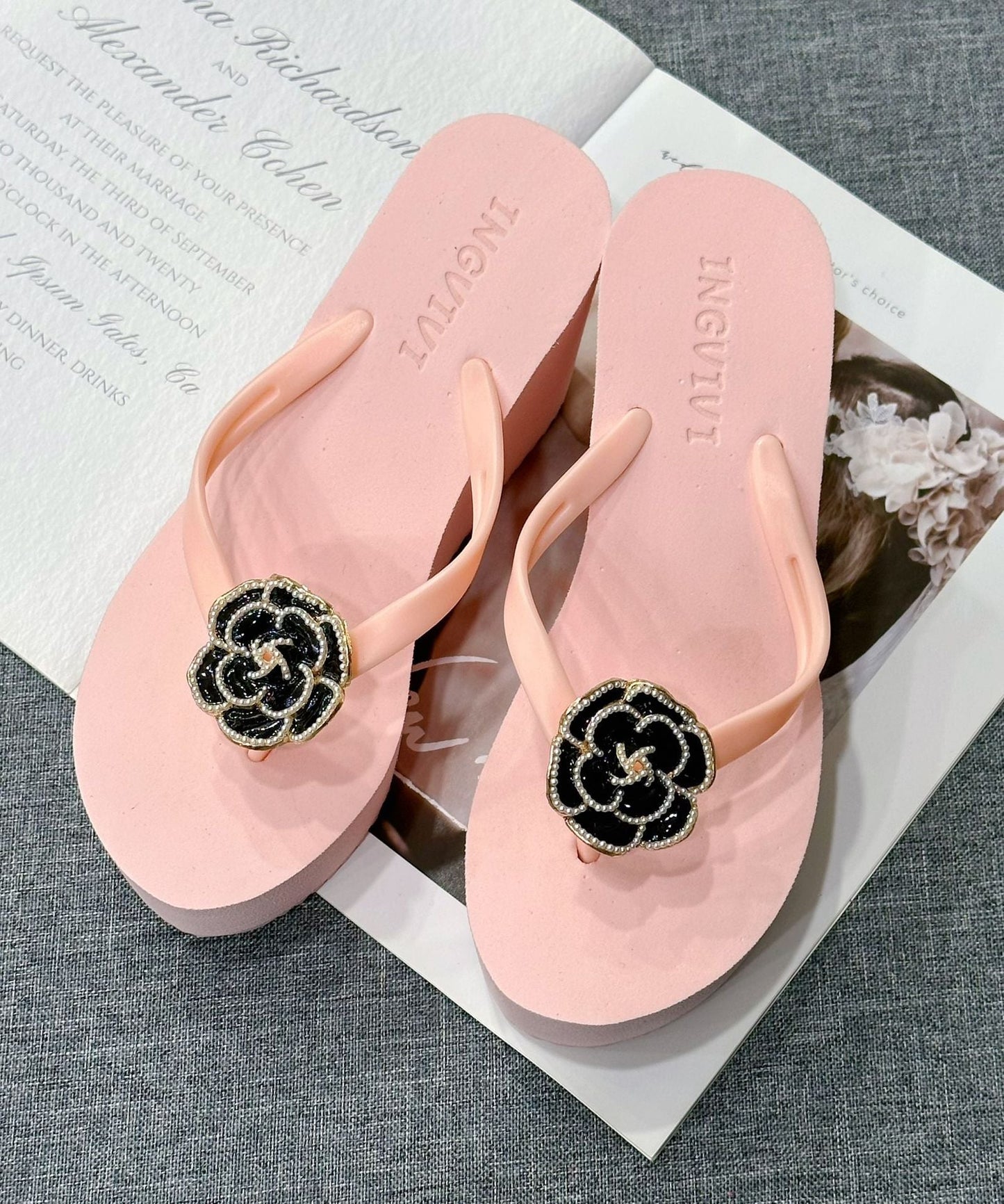 Henly - Zomerteenslippers voor dames