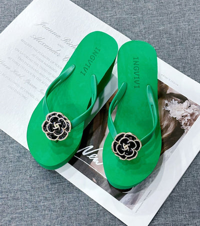 Henly - Zomerteenslippers voor dames