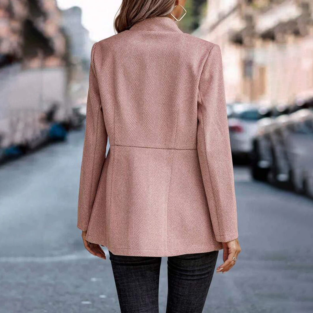 Roze - Gematigde blazer voor dames