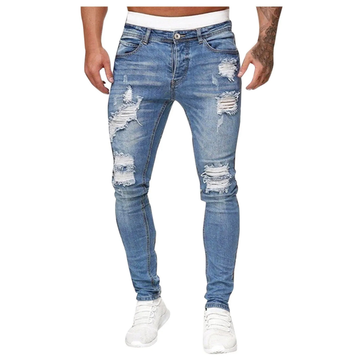 Martin - Gescheurde spijkerbroek van urban denim