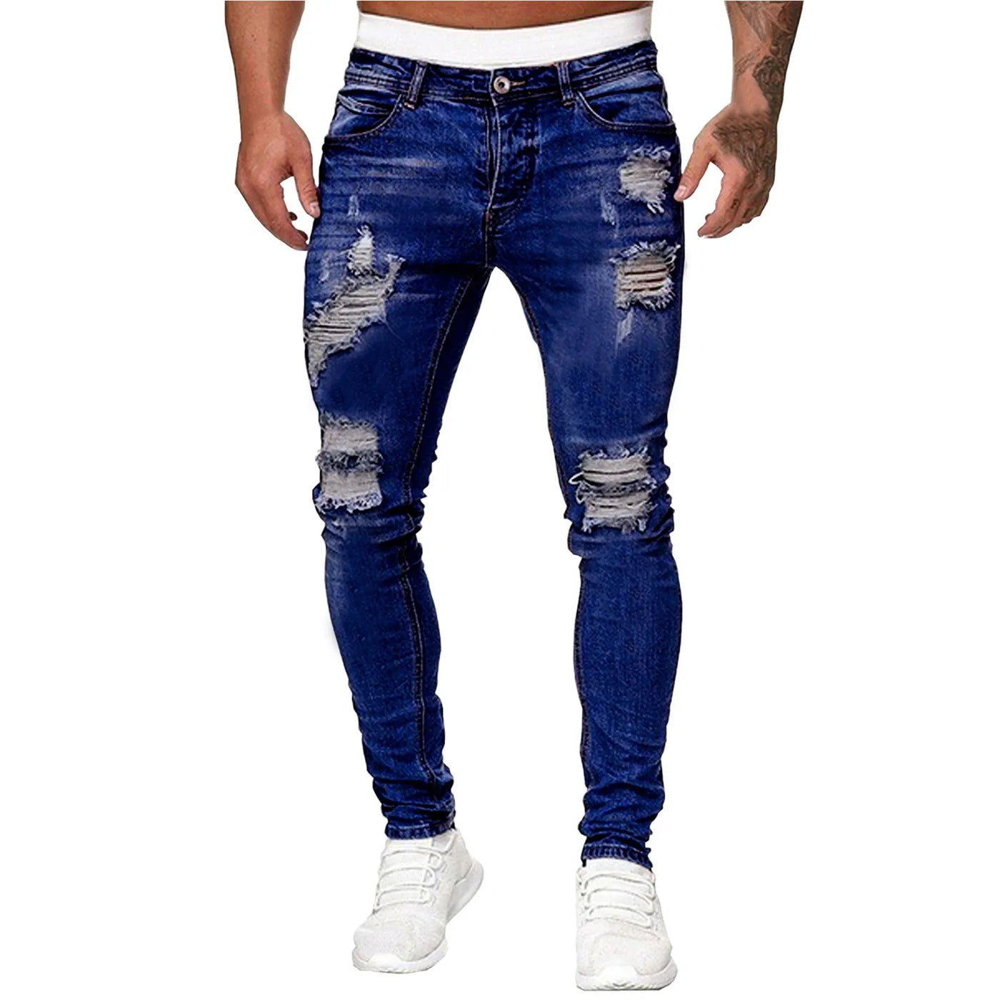 Martin - Gescheurde spijkerbroek van urban denim