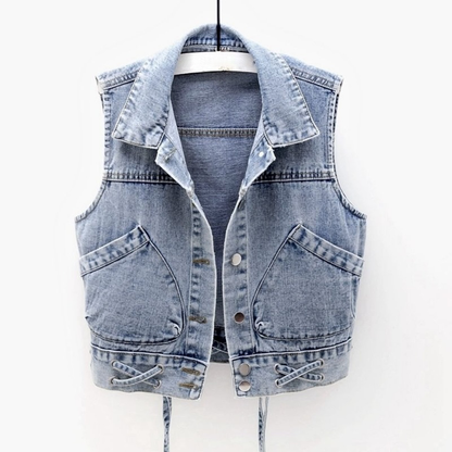 Caroline - Klassiek Denim Vest