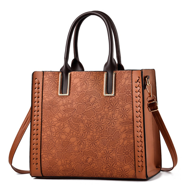 Aurelia elegante leren handtas