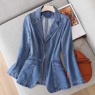 Cassidy - Moderne denim blazer