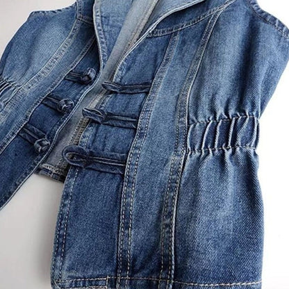 Leila - Klassiek Denim Vest