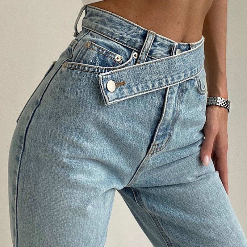 Giorgia - Stijlvolle jeans met hoge taille