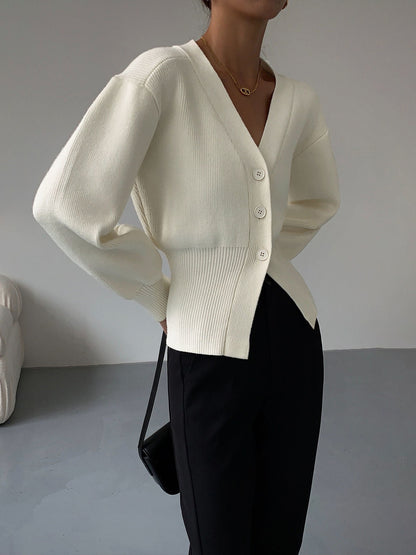 Loulou - Vrouwen V-Hals Sweater Vest Nieuwe Stijl