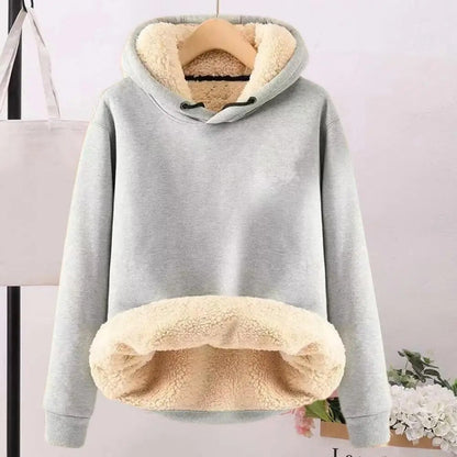 Sherpa fleece jas met capuchon