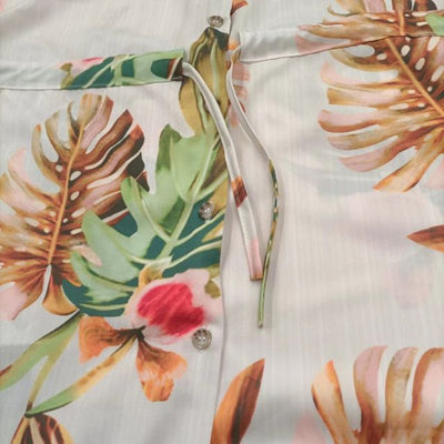 Giselle - Boho overhemdjurk met V-hals en bloemenprint