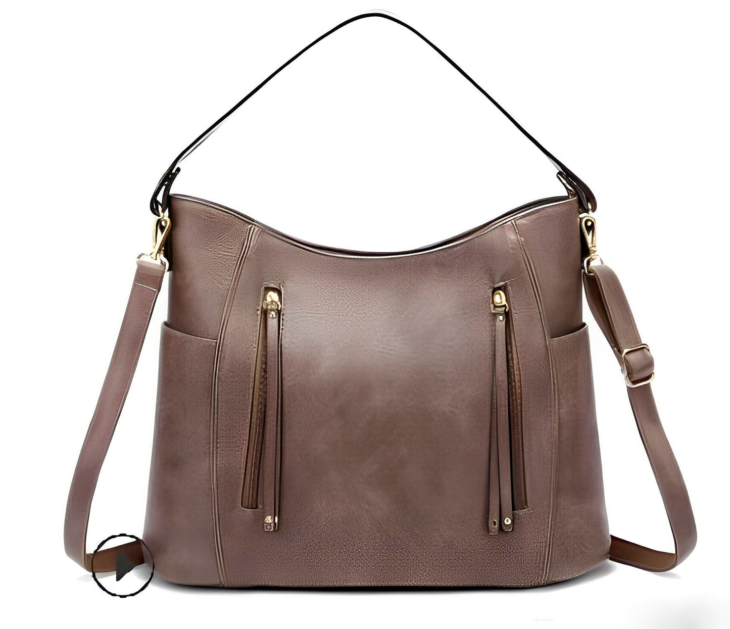 Gesina - Stijlvolle vintage leren tas