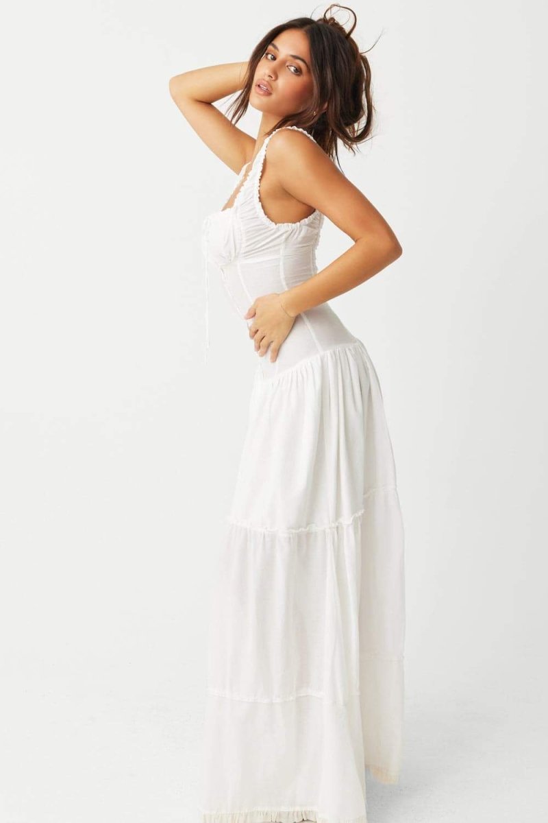 Anastasia - Maxi Dress met Ruches