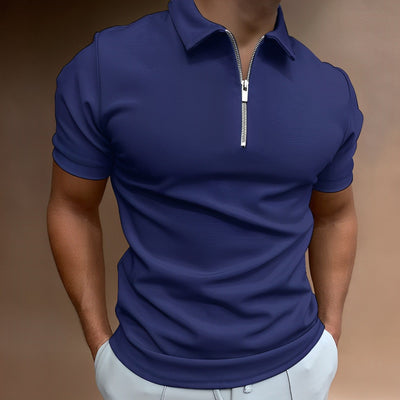 PAOLO - Poloshirt met rits