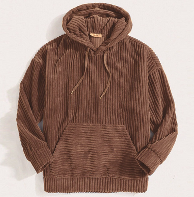 Luxe fluwelen hoodie