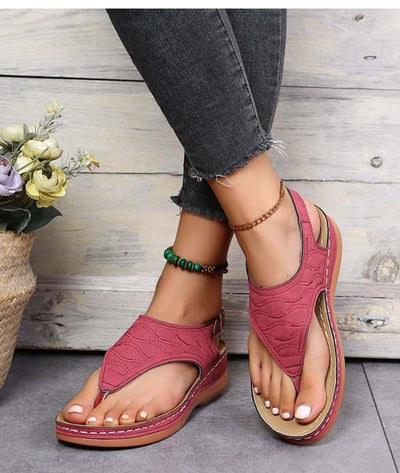 SunBreeze Romanza - Stijlvolle Sleehak Sandalen voor de Zomerse Strandlook