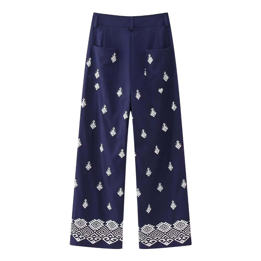 JULIETA - Broek met print