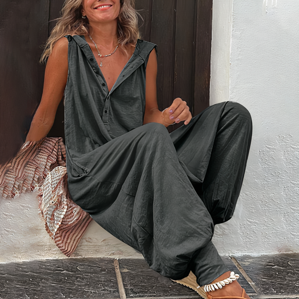 MARIA - Comfortabele zomerjumpsuit