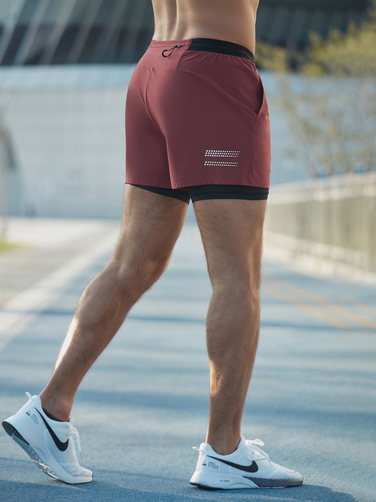 Pace Breaker 2-in-1 gevoerde short