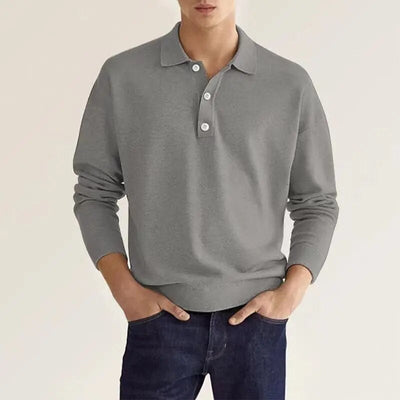 POLOSHIRT MET LANGE MOUWEN - MAXIMALE ELEGANTIE EN COMFORT