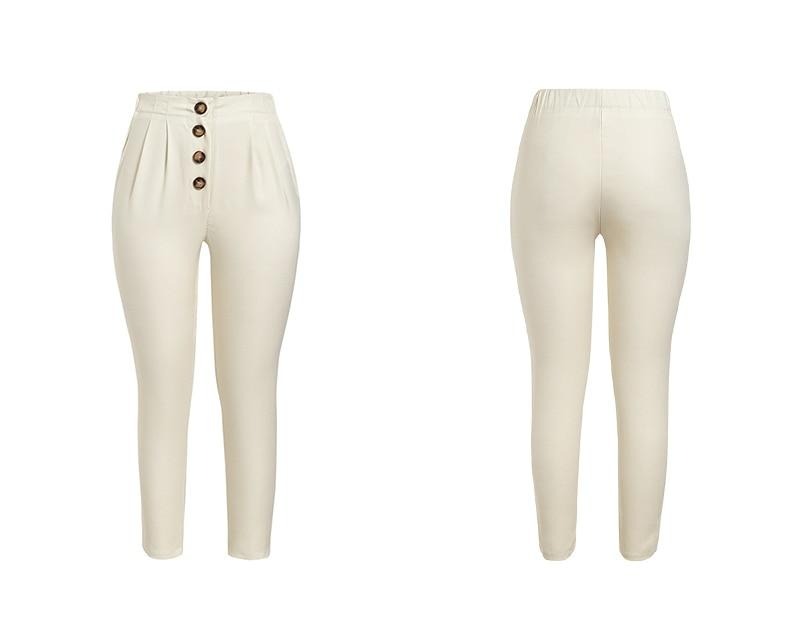 Peggy - Casual, losse broek met een hoge taille