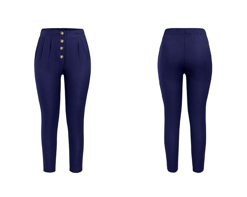 Peggy - Casual, losse broek met een hoge taille