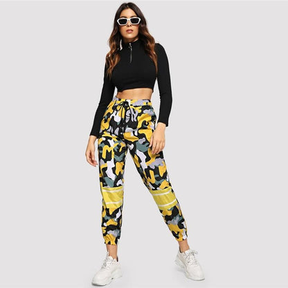 Leilani - Camo crop harembroek