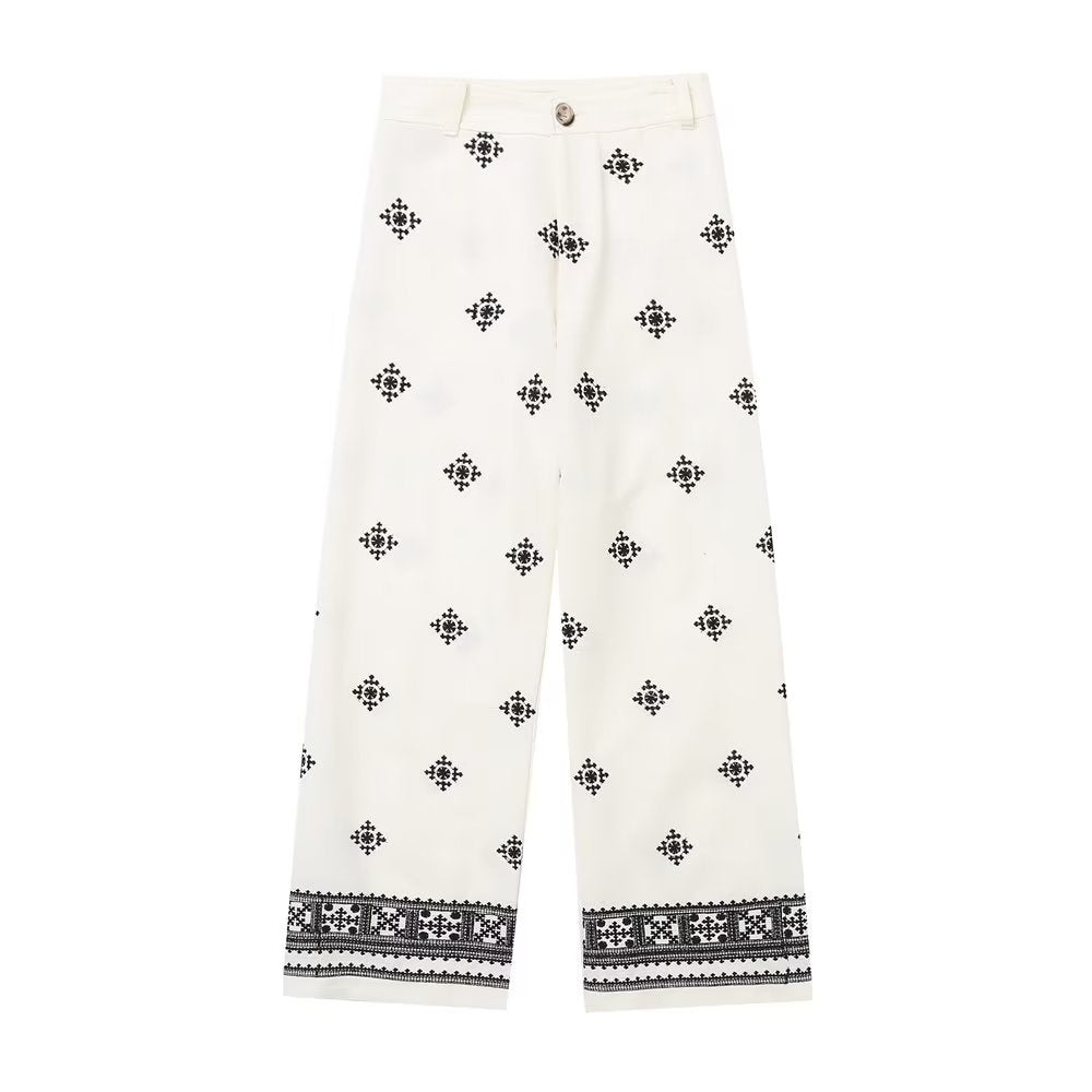 JULIETA - Broek met print