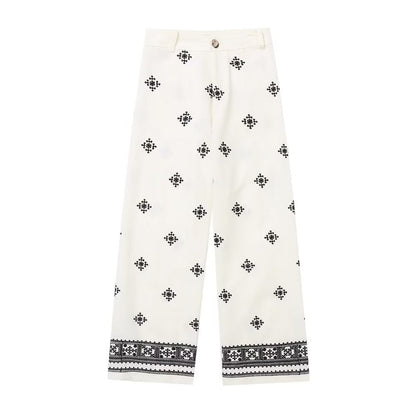 JULIETA - Broek met print