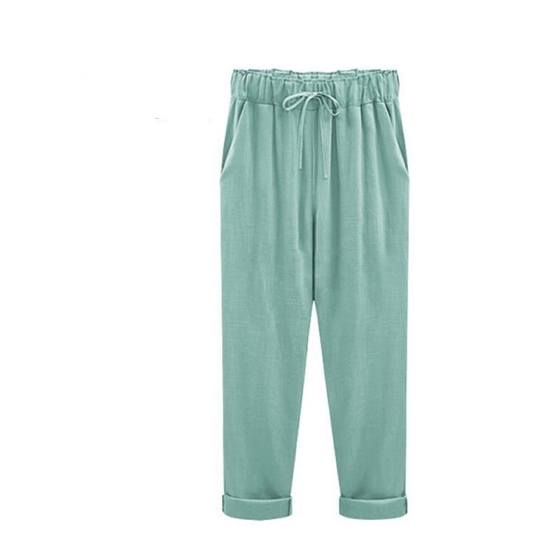 Sommerlust - Casual katoenen-linnen broek